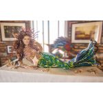 Mosaic Mermaid sculpture