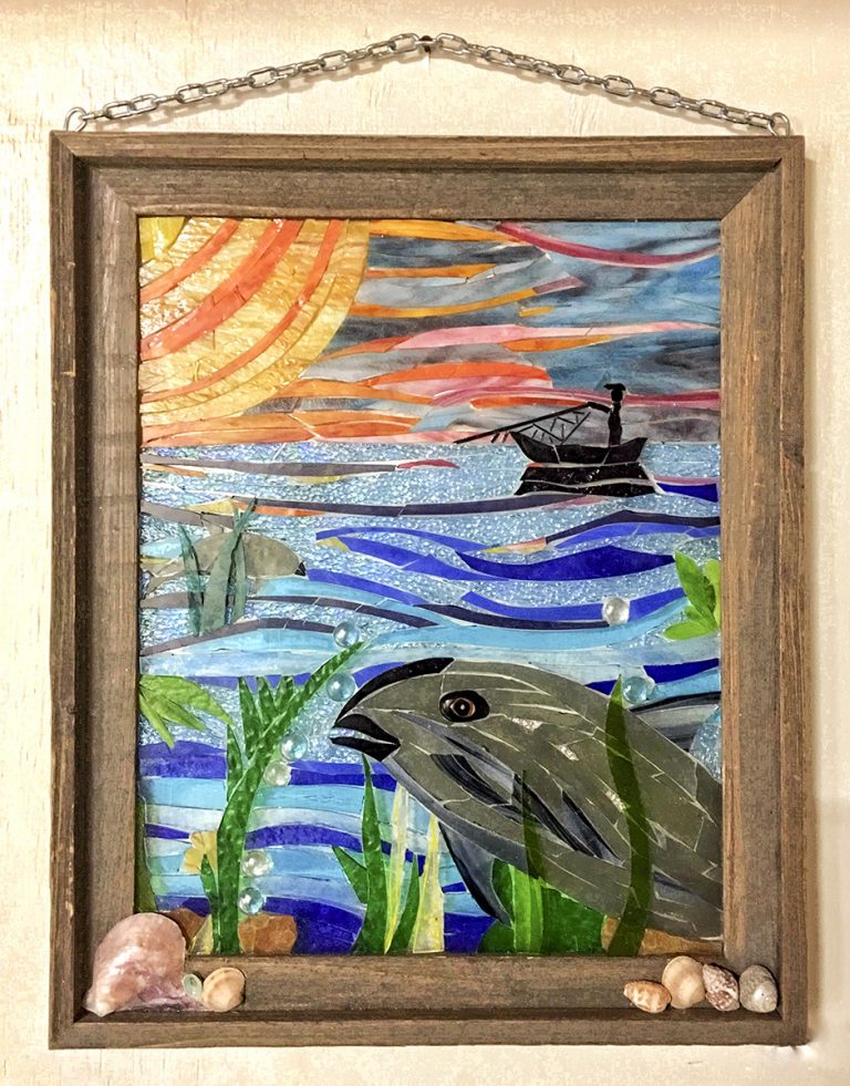 Leena Hannonen, mosaic art, glass mosaic, art for sale, mosaic window