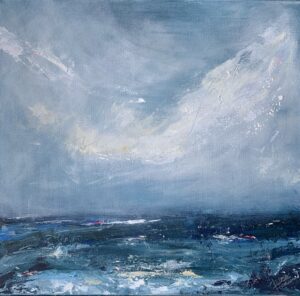 Calming and quiet, seascape by Leena Hannonen