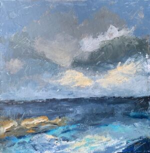 In search of sunrise, seascape by Leena Hannonen