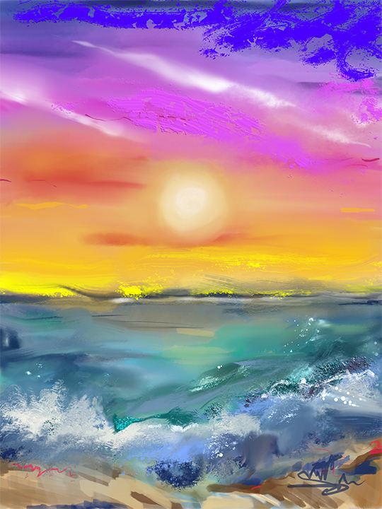 Digital seascape