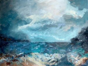 Becoming the Storm painting by Leena Hannonen
